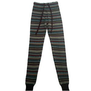 NWT Sugar & Bruno Chalet We Dance‎ Youth Leggings YOS Fair Isle Knit Acrylic $70